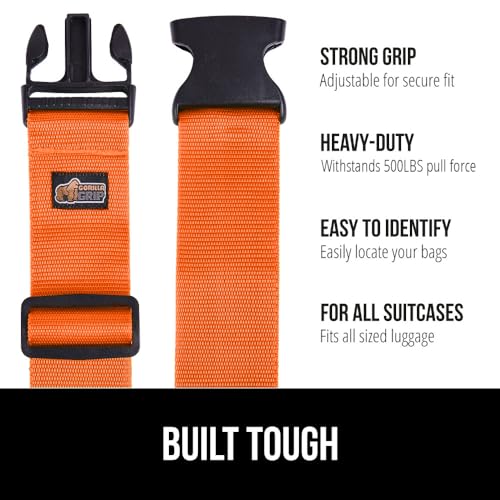 Heavy Duty Luggage Straps for Suitcase (2 Count)