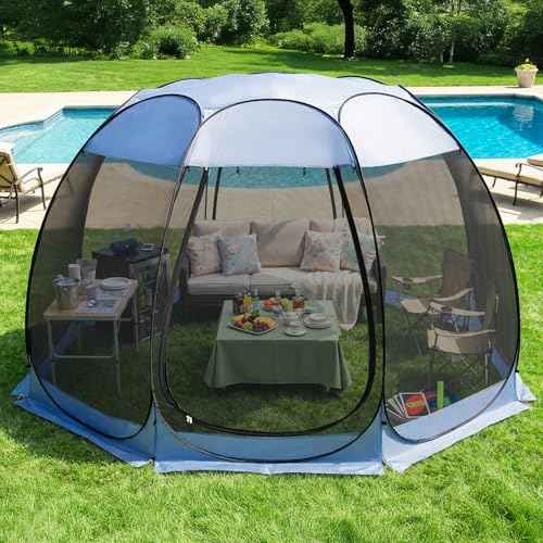 15'x15' Pop Up Screen House Tent