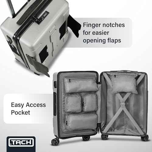 Patented Connecting Hard Shell 3 Piece Luggage Set (3 Count)