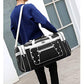 Travel Duffle Bags for Men 26" Black Weekender Over Night Carry On Bag
