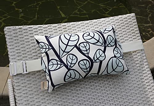 Patio Lounge Head Support Pillow & Cushion (2 Count)
