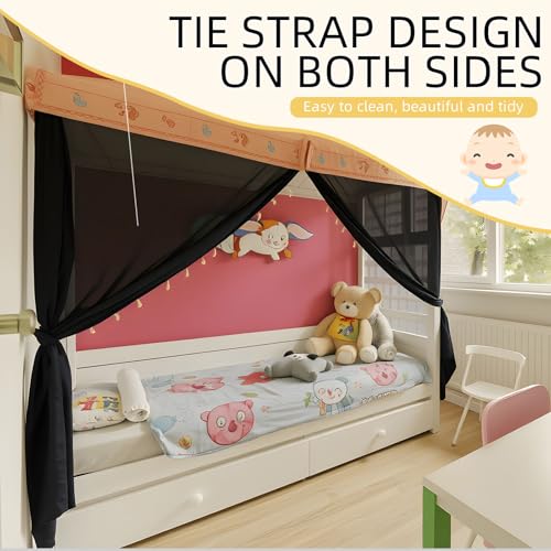 Black Mosquito Net for Bed