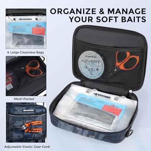 BaitSpace Fishing Backpack with Bait Binder & 2 Rod Holders