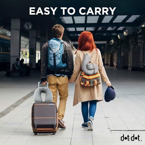 Twist Memory Foam Travel Pillow