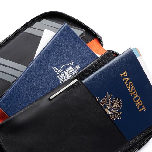 Travel Folio Leather Passport Wallet