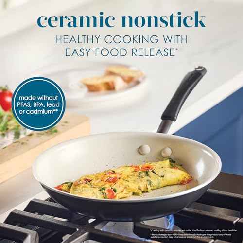 Cucina Ceramic Nonstick Pots and Pans Set