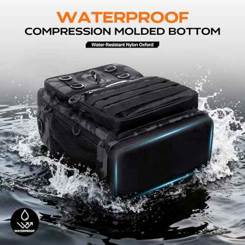 Fishing Backpack with Tackle Boxes and Rod Holders