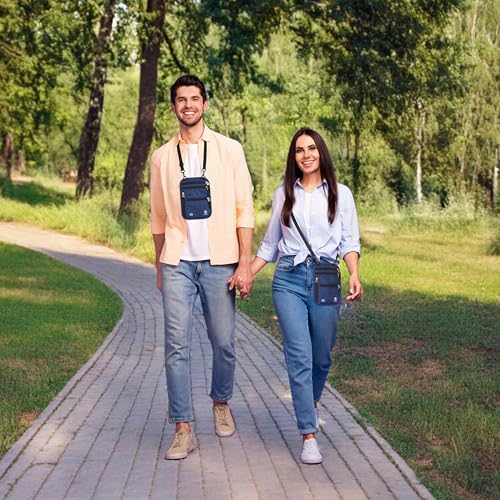 Neck Wallet Travel Pouch and RFID Blocking Passport Holder for Women and Men