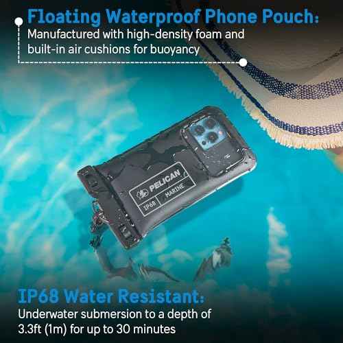 4 Pack Marine Waterproof Phone Pouch (4 Count)