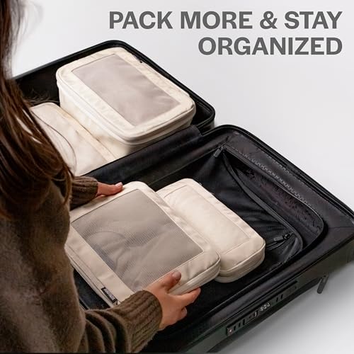 Compression Packing Cubes for Travel (6 Count)