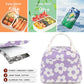 Lunch Bag for Women Men Cute Corduroy Lunch Tote Bags Reusable Insulated Lunch Box Large Capacity Reusable Insulated Cooler for Work Picnic or Travel