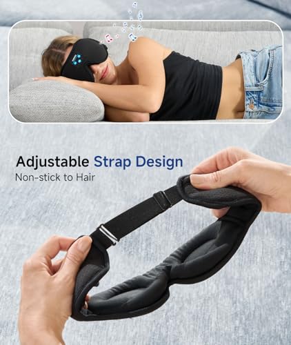 Sleep Headphones 3D Sleep Mask with Bluetooth