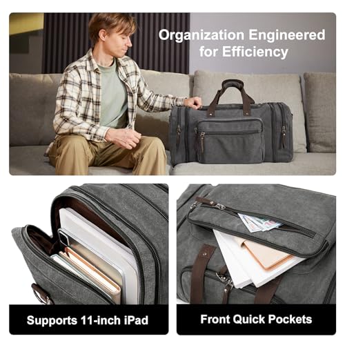 Large Canvas Duffle Bag for Travel