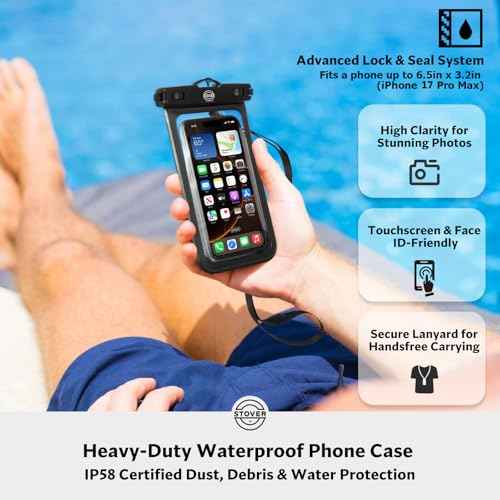 5/10/25/30/40L Waterproof Dry Bag, Medium Lightweight Roll Top Dry Bag Backpack w/Waterproof Phone Case, Kayaking, Travel, Hiking, Fishing, Tubing, Camping, the Beach, Men/Women (Purple)