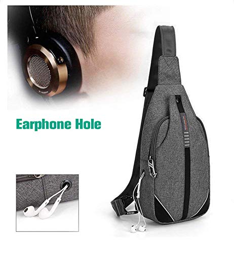 Small Crossbody Sling Backpack Anti Theft Backpack for Traveling Chest Bags for Men&Women Multipurpose Casual Daypack Hiking Shoulder Bag
