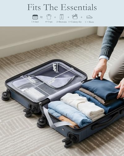 Lightweight Luggage with TSA Lock (3 Count)