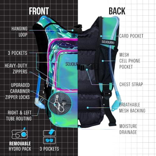 SOJOURNER Rave Hydration Pack Backpack