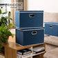 Extra Large Collapsible Storage Bins with Lids [3 (3 Count)