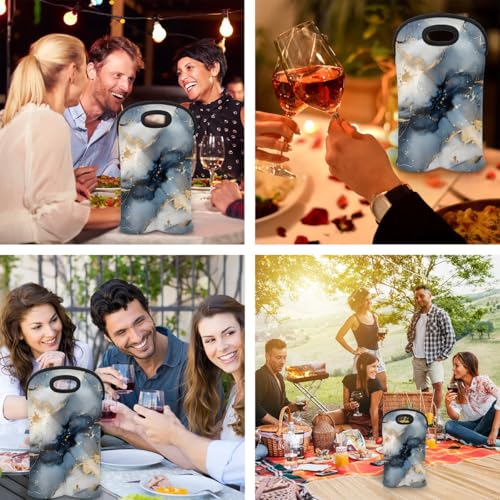 Wine Carrier Tote Personalized Bag for 2 Bottles