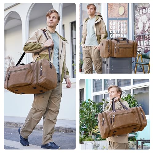 Large Canvas Duffle Bag for Travel