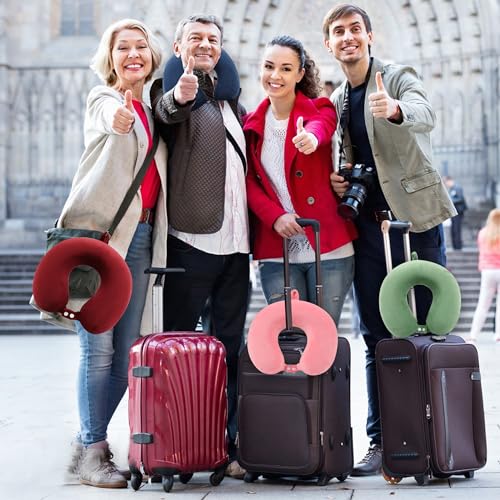 Pure Memory Foam Travel Pillow Set for Adults