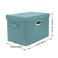 Large Storage Bins with Lids (5 Count)