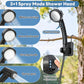 Portable Shower with Heater 1500W Camping Water Heater with Shower Head 3 Spray Modes