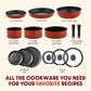 Ingenio Expertise Non Stick Cookware Set 14 Piece