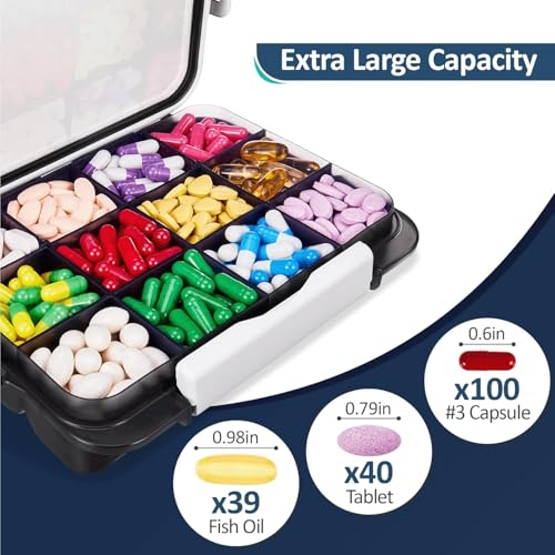 Moisture Proof Travel Pill Organizer