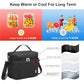 NOL Insulated Lunch Bags for Women Cooler Bag Lightweight Nylon Waterproof Lunch Box For Work