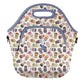 LunchTote Zippered Bag Insulated Neoprene Caddy (Happiest Cup / X-Large 6.5 Quart Lunch Tote)