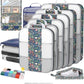 10 Set Compression Packing Cubes for Travel Essentials (10 Count)