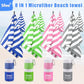 4 Pack(8Pcs) Microfiber Travel Towel, Beach Towel Quick Dry Towel Camping Towel Super Absorbent Compact Lightweight Sports Towel Gym Towel Set for Beach, Gym, Hiking, Pool, Backpacking, Yoga
