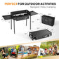 3 Burner Propane Gas Stove with Side Shelf & Carrying Bag