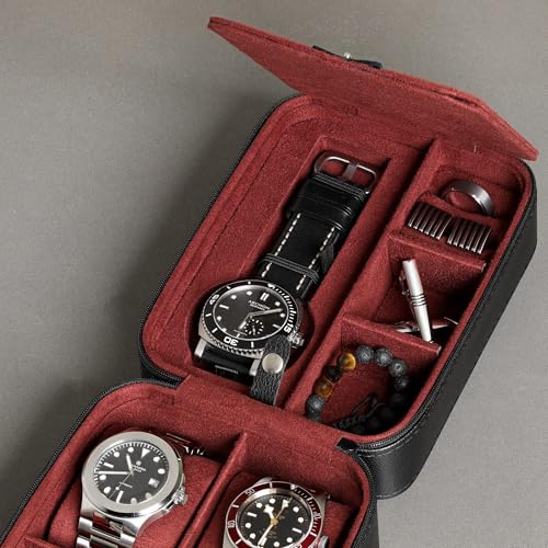5 Watch Travel Case Storage Organizer for 5 Watches