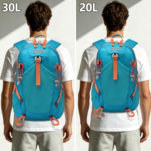 Hiking Backpack 30L Foldable Travel Daypack For Women Men