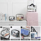 3Pcs Crystal Clear PVC Travel Toiletry Bag Kit for Women Men