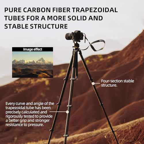 Compact Carbon Fiber Travel Tripod