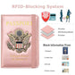 Premium Passport Holder for Travel RFID Blocking Passport Cover Slim