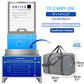 Foldable Carry on Luggage 22x14x9 Airline Approved Duffle Bag for Travel Packable Duffel Bag for Traveling Airplane for Women and Men 40L