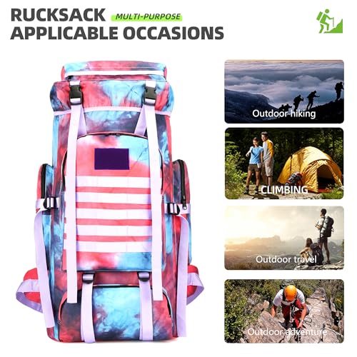 70L Camping Hiking Backpack for Men Women Large Military Tactical Backpack Molle Rucksack Backpack for Outdoor
