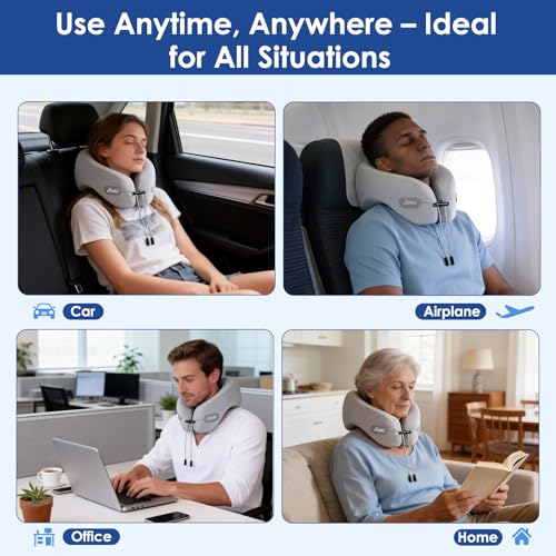 Travel Pillow Memory Foam Neck Support