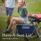 Classic Series Insulated Portable Rolling Cooler with Wheels