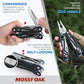 Multitool, 21-in-1 Stainless Steel Pocket Knife with G10 Handle, Screwdriver Sleeve, Self-locking Pliers with Sheath-Perfect for Outdoor, Survival, Camping, Hiking, Simple Repair