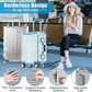 3 Pieces Clear PVC Suitcase Cover Tough Protector
