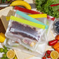12 Pack Variety Reusable Food Storage Bags (12 Count)