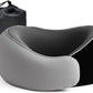 RURING Travel Pillows for Airplanes, 2025 New Travel Neck Pillow Travel Pillow, Neck Pillow Airplane Memory Foam 360 Degree Support Stowable Pillows for Airplanes Offices and Cars (Dark Gray)