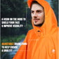 Hooded Rain Poncho for Adult Waterproof Lightweight Raincoat