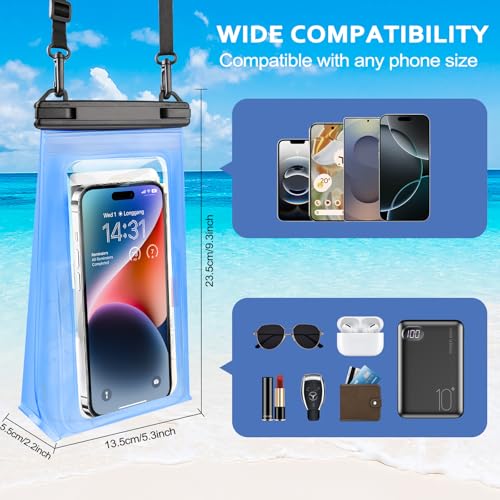 Floating Waterproof Phone Pouch 2 Pack (2 Count)