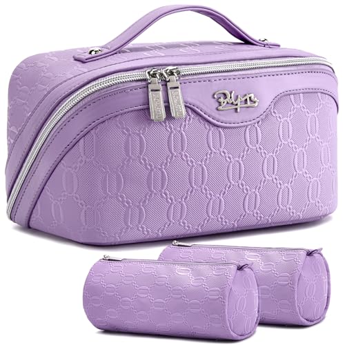 Travel Makeup Bag Cosmetic Bags for Women (3 Count)